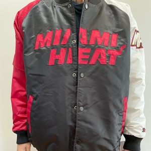 Miami Heat  NBA🏀 Size3XL Satin Starter Jacket